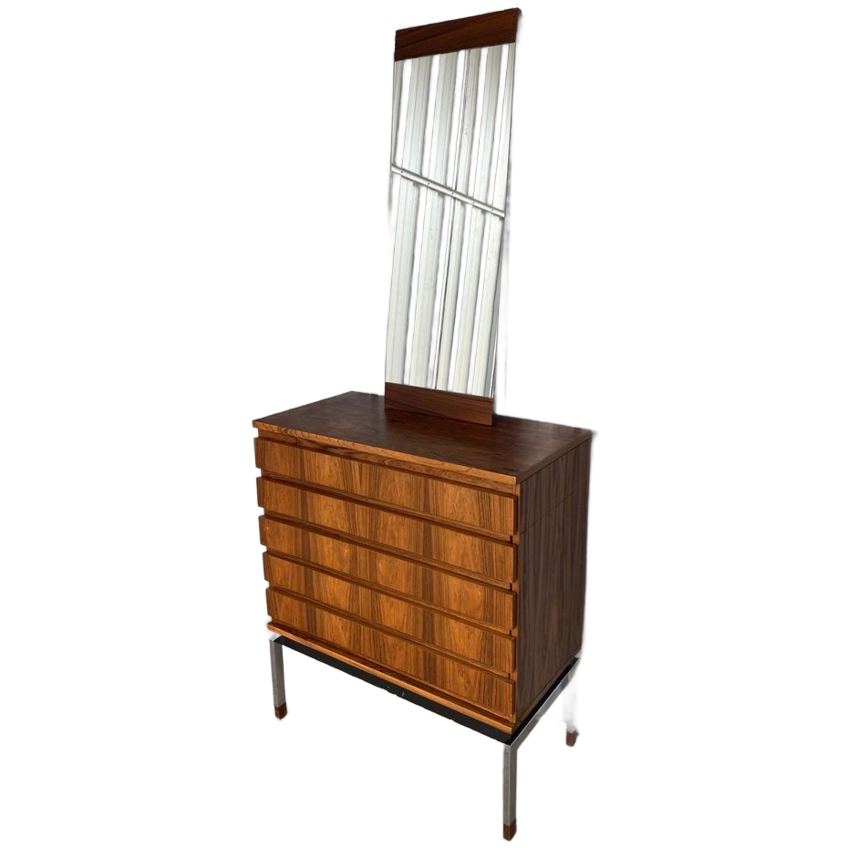 Vintage Ladenkast Commode Incl. Spiegel image 1