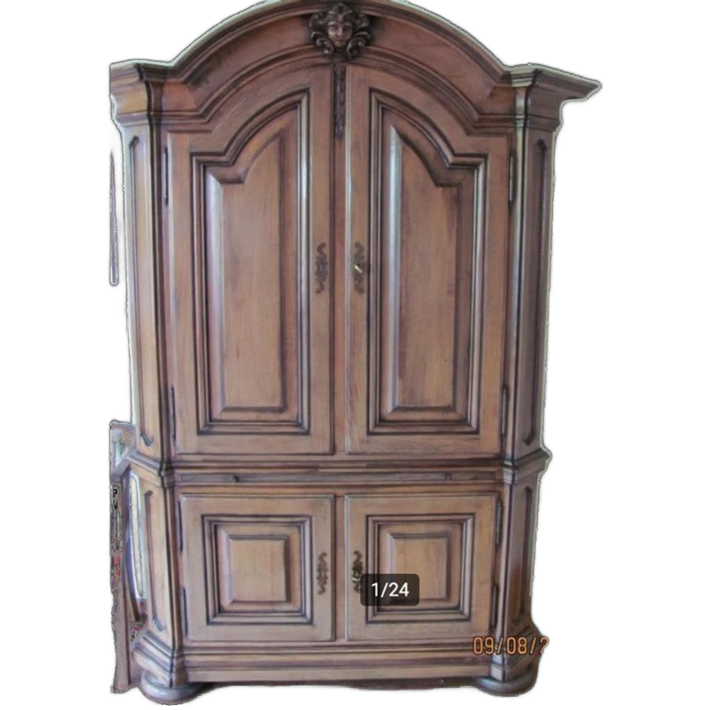 Vintage Eiken Toogkast (b155xh210xd65) image 1