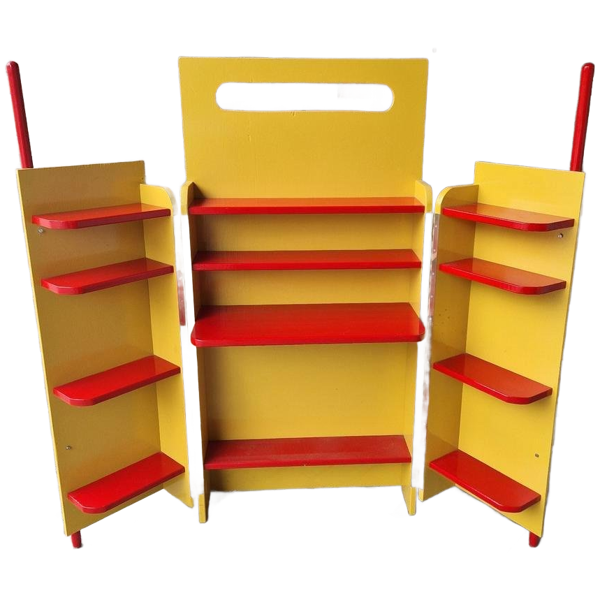 Retro Kast Opklapbare Kast Magic Box Boekenkast Winkelkast image 1