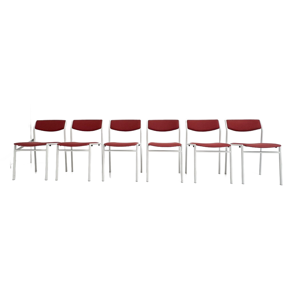 Set Van 6 Stapelbare Stoelen Van Gijs van der Sluis, 1970's image 1