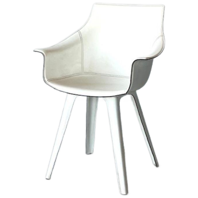 Kab Eetkamerstoel Karim Rashid Frighetto Eettafelstoel Leer image 1
