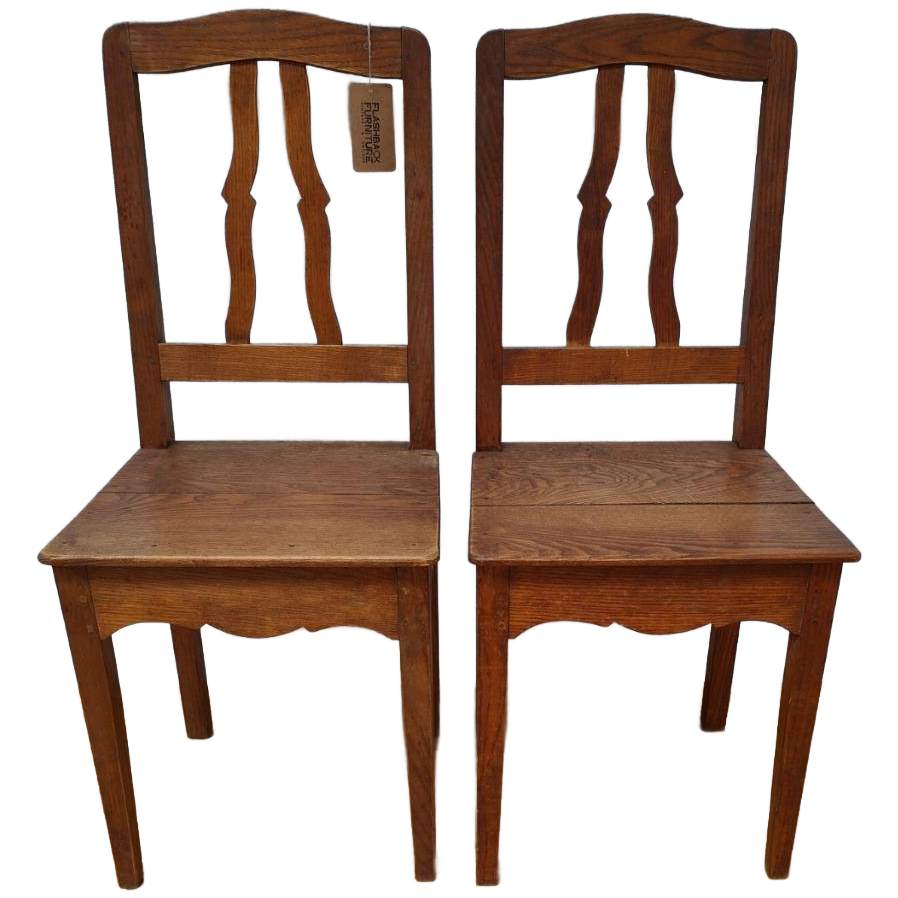 Vintage Houten Bistrostoelen Boeren Stoeltjes Café Stoelen Set Prijs image 1