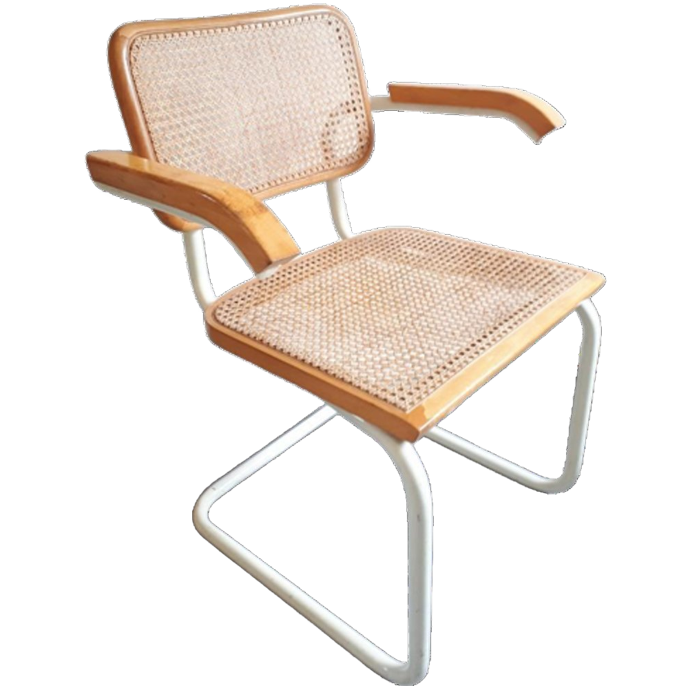 * Vintage Cesca Stoel Marcel Breuer Stijl Webbing Bureaustoel - Tnc3 image 1