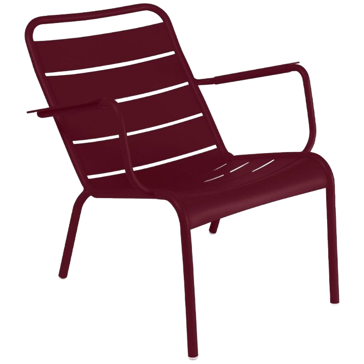 Fermob Luxembourg Low Fauteuil Met Armleuning Black Cherry image 1