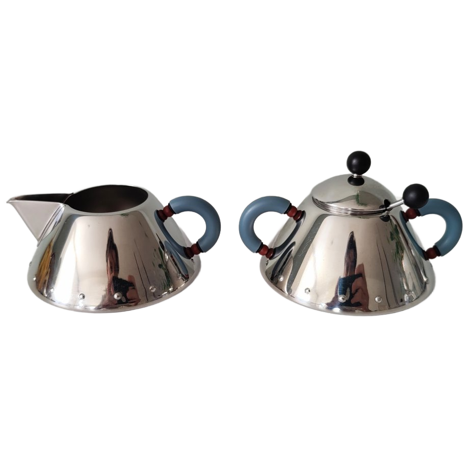 Alessi Set Van Melkkan & Suikerpot, Door Michael Graves image 1