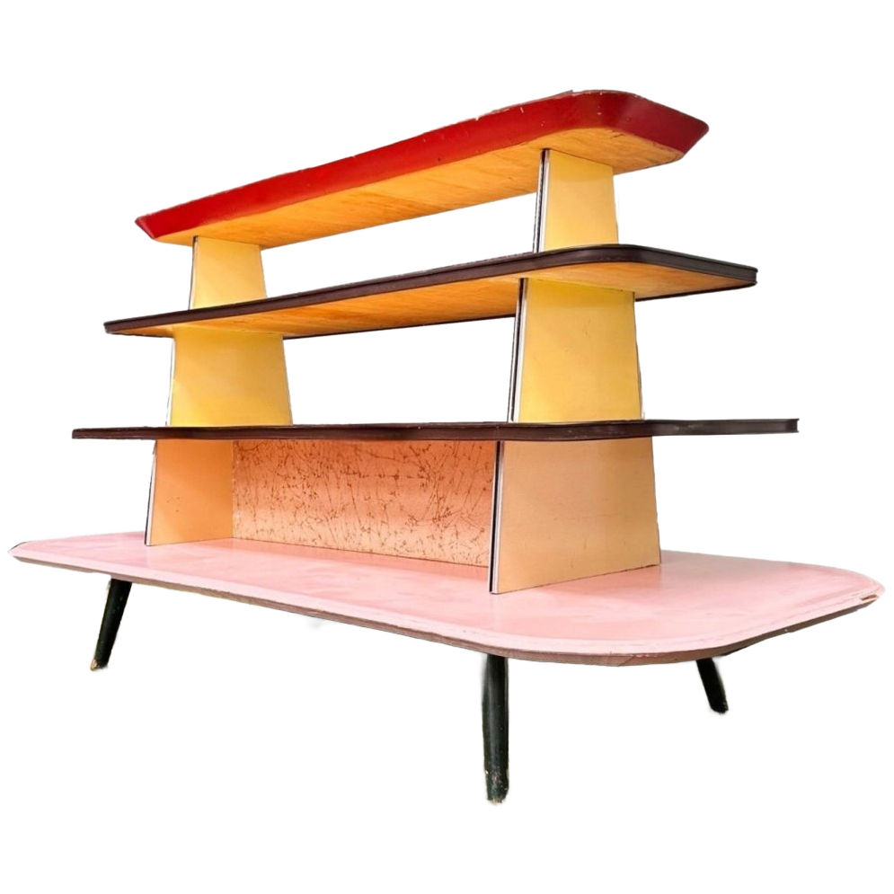 Vintage Gondola Display Winkelstelling Retro Jaren 50 image 1
