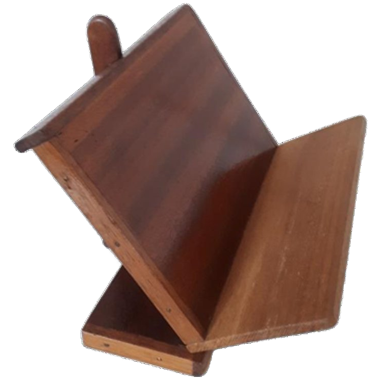 Vintage Boekenstandaard Kookboekhouder Folder Houder Rek image 1