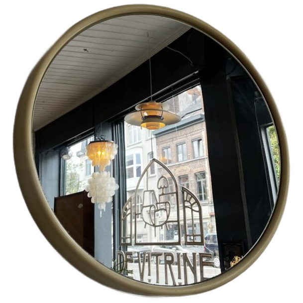 Space Age Spiegel – Crème Wit image 1