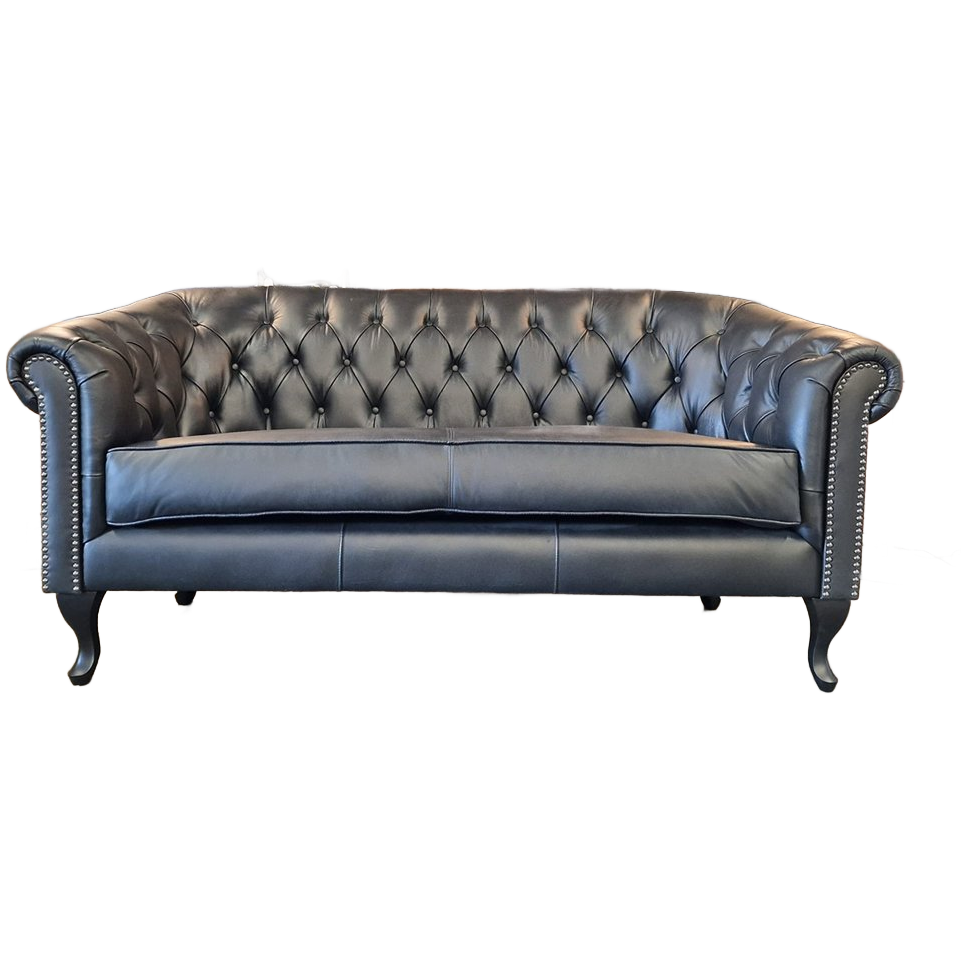 Chesterfield Hampton 2-zits - Zwart image 1