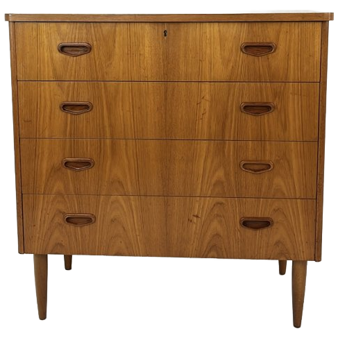 Scandinavisch Vintage Teak Fineren Ladekast Luvos image 1