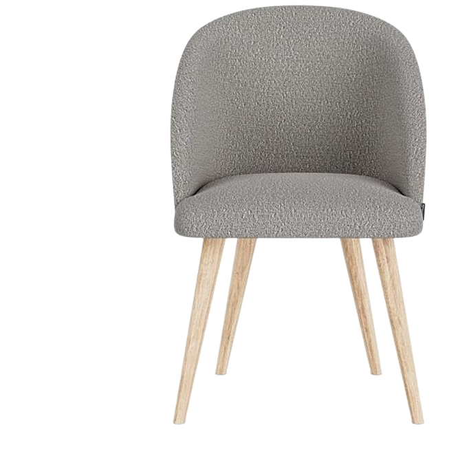 Sofacompany Holly Eetkamerstoel Maya Warm Grijs image 1