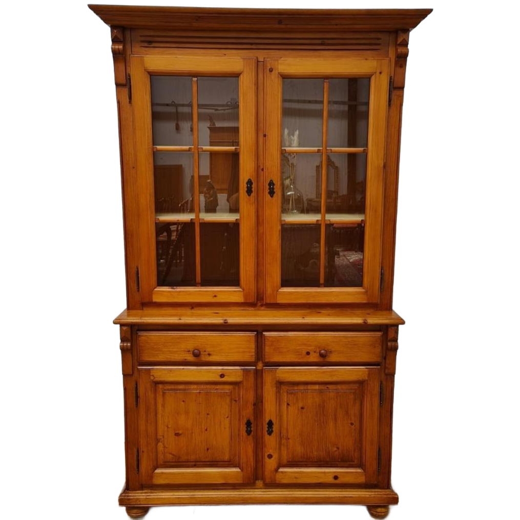 Vintage Landelijke Grenen Buffetkast Wandkast Buffet Kast. image 1