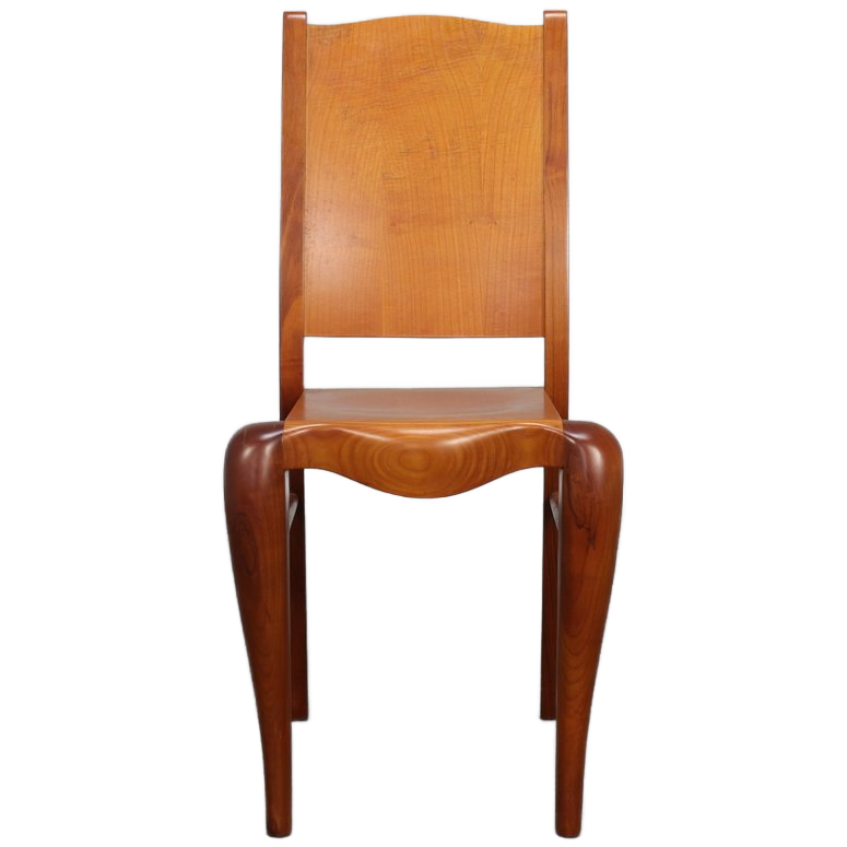 “placide Of Wood” Chair By Philippe Starck For Driade Italy, 1990 image 1