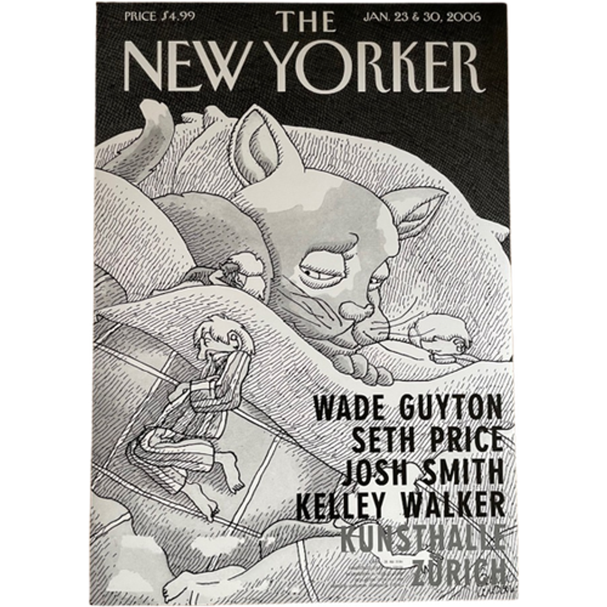 Wade Guyton, Seth Price, Josh Smith, Kelly Walker – The New Yorker, Kunsthalle Zurich, 2006 image 1