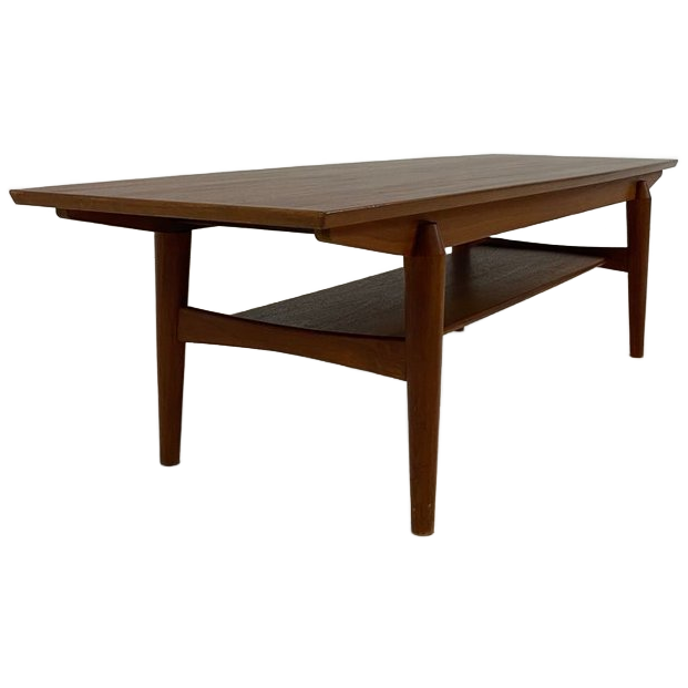 Vintage Solid Wood Coffee Table – Mahjongg Vlaardingen image 1