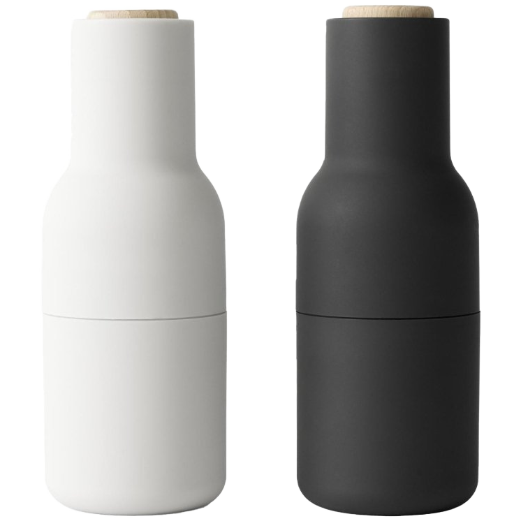 Audo Copenhagen Bottle Grinder Peper- En Zoutmolen Ash/carbon Beuken image 1