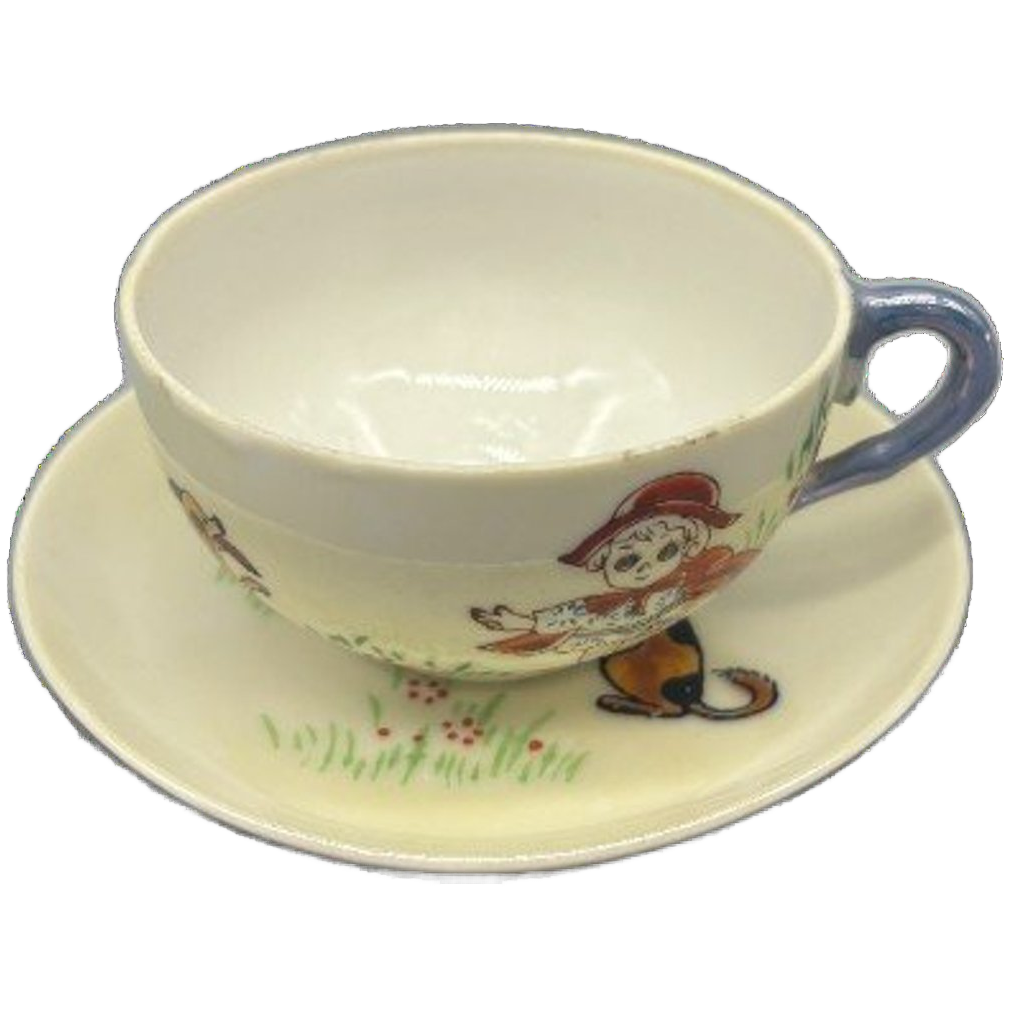 Poppenservies Eierschaal Japans Kop En Schotel image 1