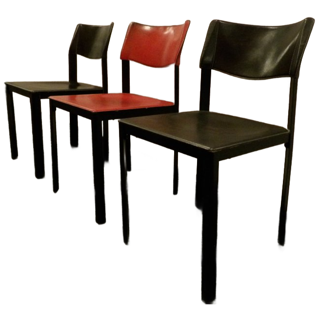 3 Enrico Pellizonni Eetkamer Stoelen Model Alex In Goede Staat image 1