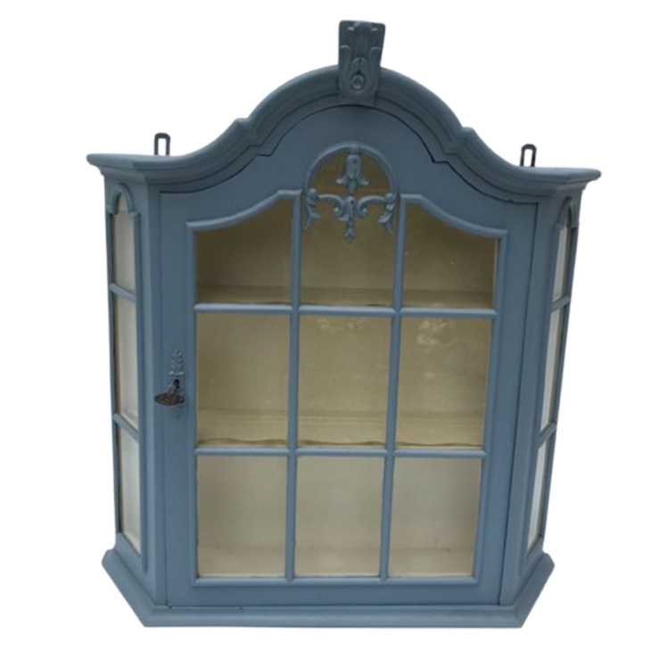Vitrinekast In Blauw image 1