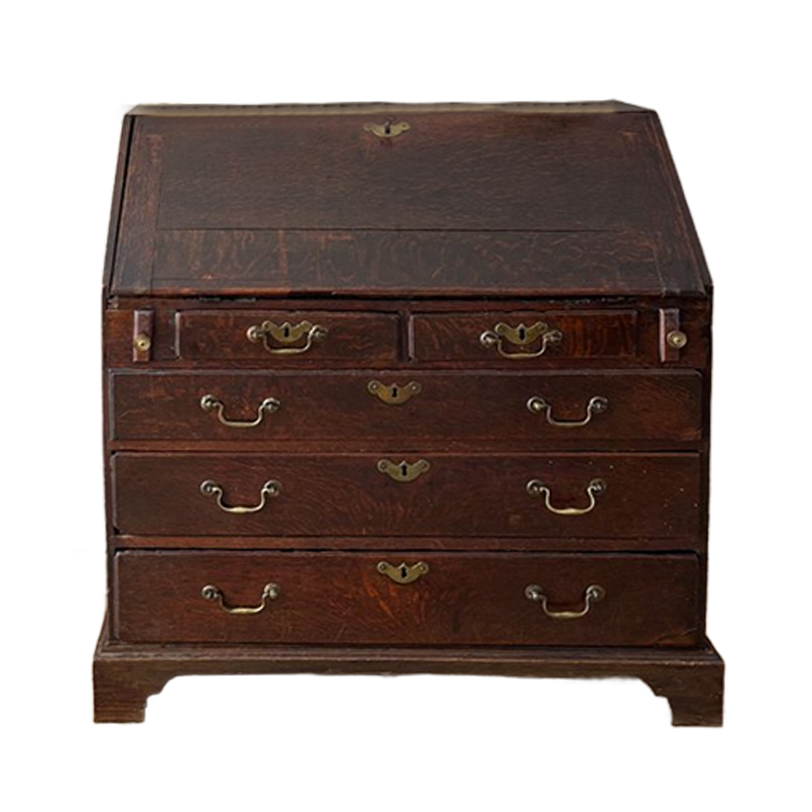 Antieke Secretaire Kast – Uitklapbaar Bureau (93x104x51 Cm) image 1