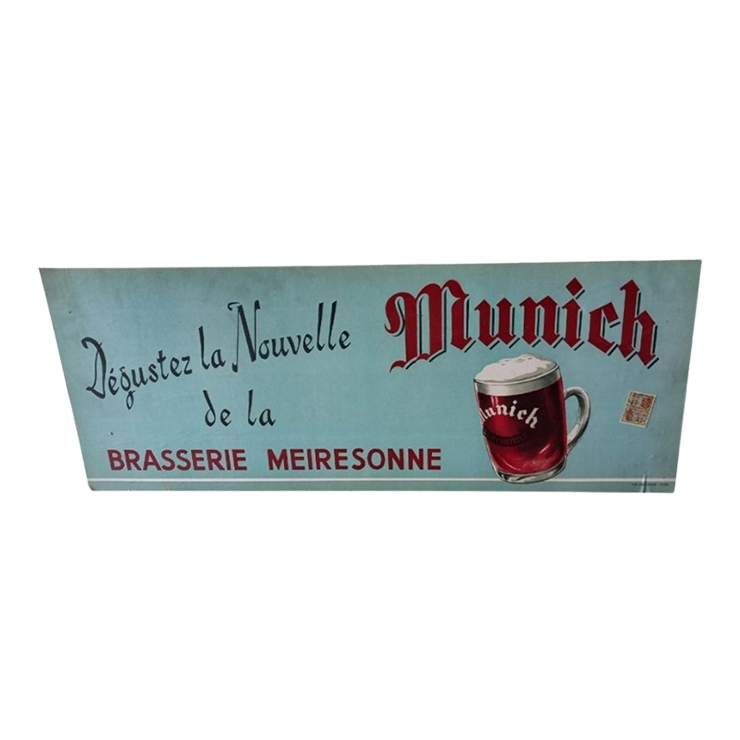 Reclamebord "munich" Uit 1952. image 1