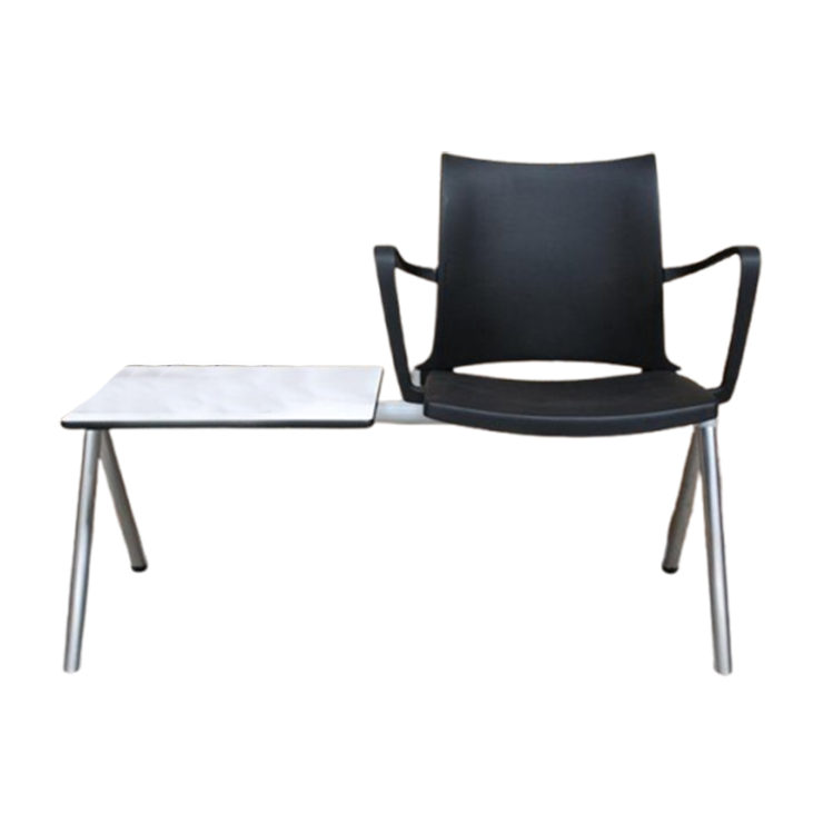 Design Wachtkamermeubel Tafeltje Met Zwarte Stoel image 1