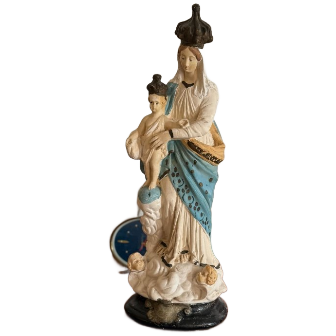 Gipsen Beeld “notre Dame Des Victoires “ image 1