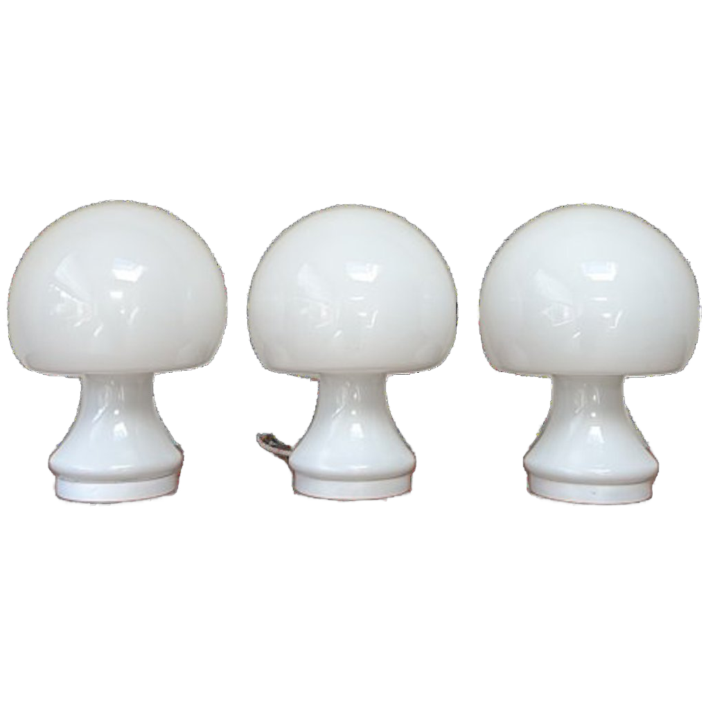 Vintage Glazen Spage Age Mushroom Lampen image 1