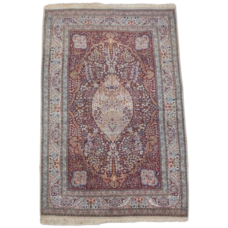 Handgeknoopt Oosters Vloerkleed Met Prachtige Patronen En Kleuren 244x139cm image 1