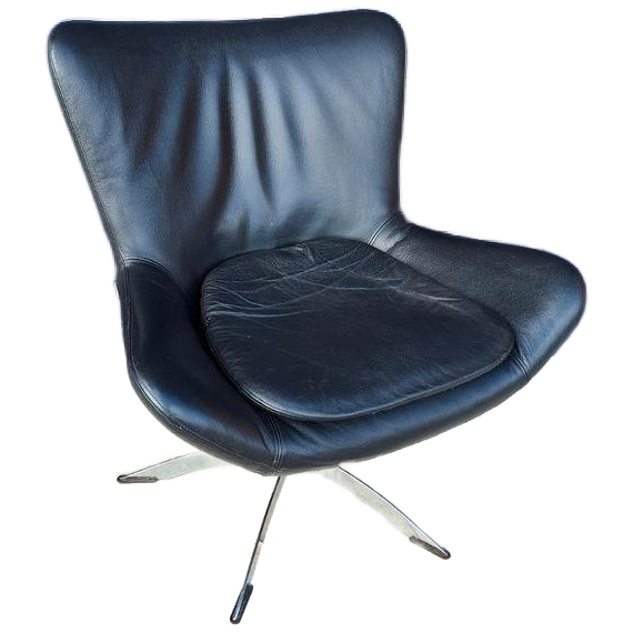 Vintage Design Fauteuil, Hjort Knudsen, Draai Fauteuil Stoel image 1