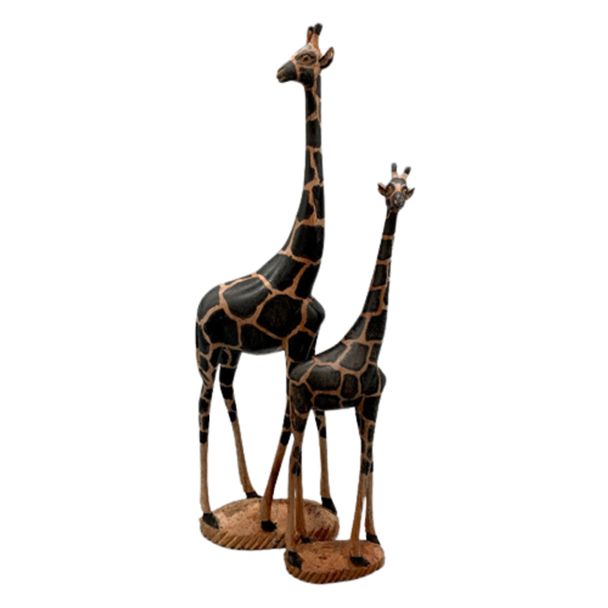 Set Vintage Houten Giraffen image 1