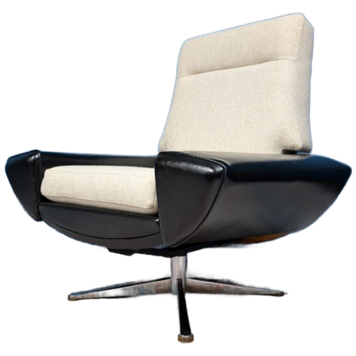 Vintage Space-age Deens Design Fauteuil, Johannes Andersen Jaren '60 image 1