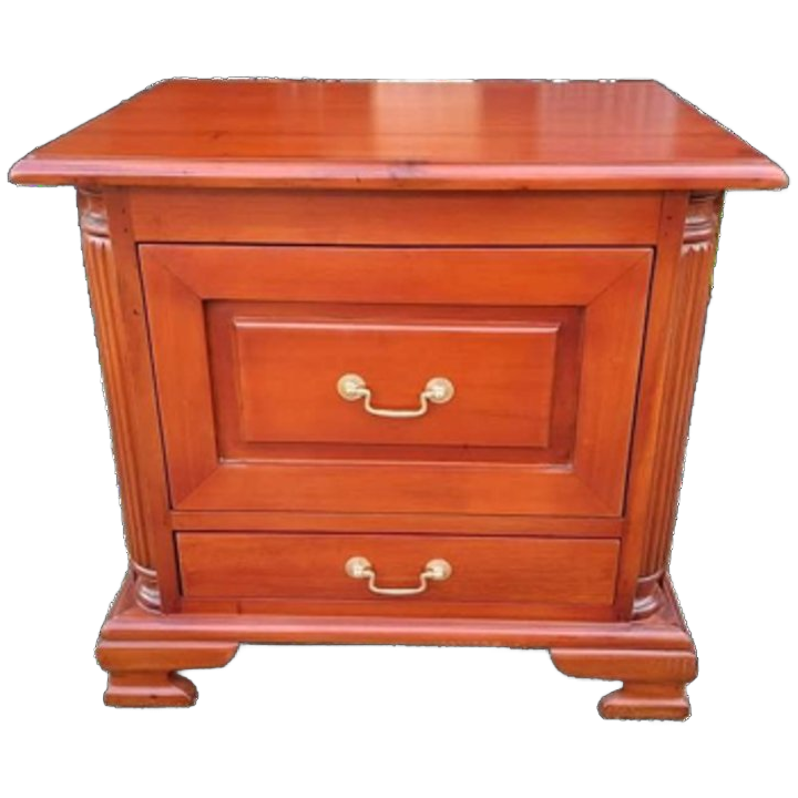Klassiek Engels Bureau Ladekast, Nachtkastje Bijzettafel Met image 1