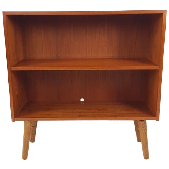 Vintage Deens Vierkant Boeken Kastje | Keuken Kast Klein image 1