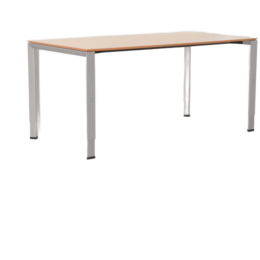 Ahrend 700 Bureau, Ahorn, 160 X 80 Cm, Hoogte Verstelbaar Onderstel image 1