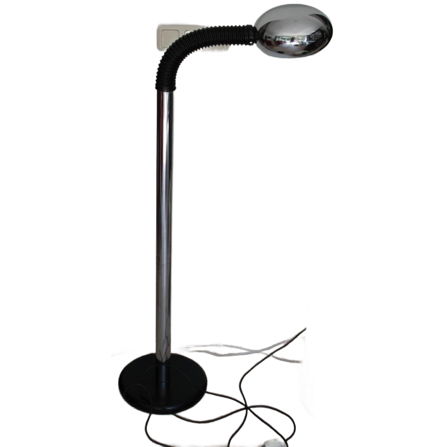 Staande Vloerlamp Jaren '70 Chrome image 1