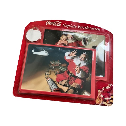 Bekijk Metalen Kerstkaarten Coca Cola op Reliving 🤩