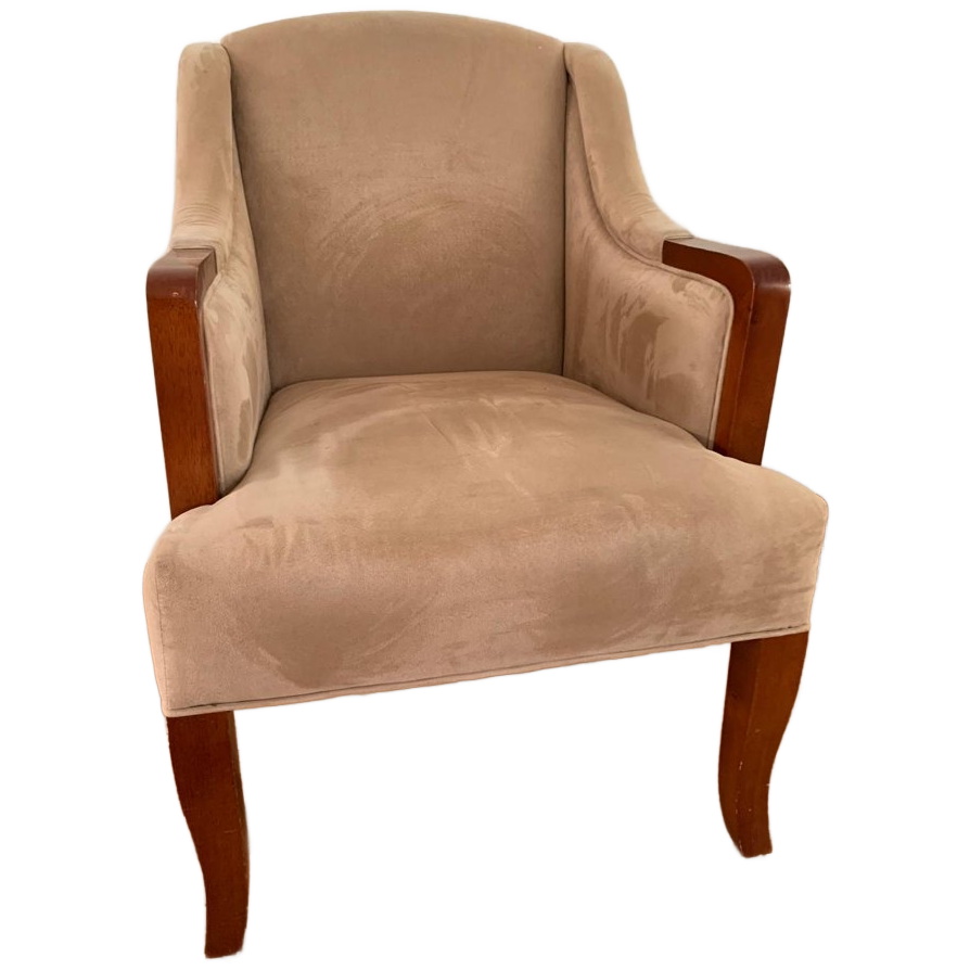 Chesterfield Club Chair Beige - Originele Vintage image 1