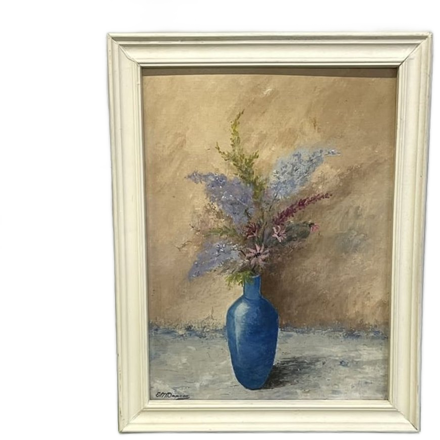 Bloem Schilderij Handmade Prent In Lijst image 1