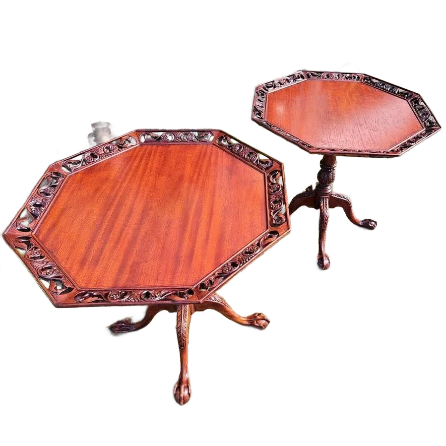 Antieke Theetafeltjes, Bijzettafeltjes, Plantentafeltje image 1