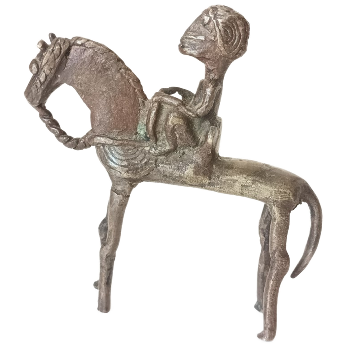 Bronzen Dogon Ruiter image 1