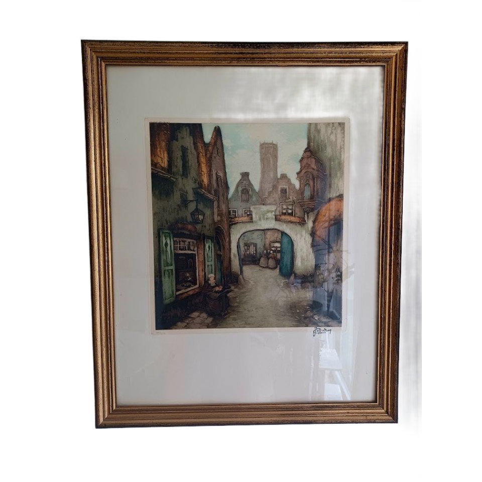Jef Codron 'sérénité'. Gesigneerde Litho 115/350 image 1