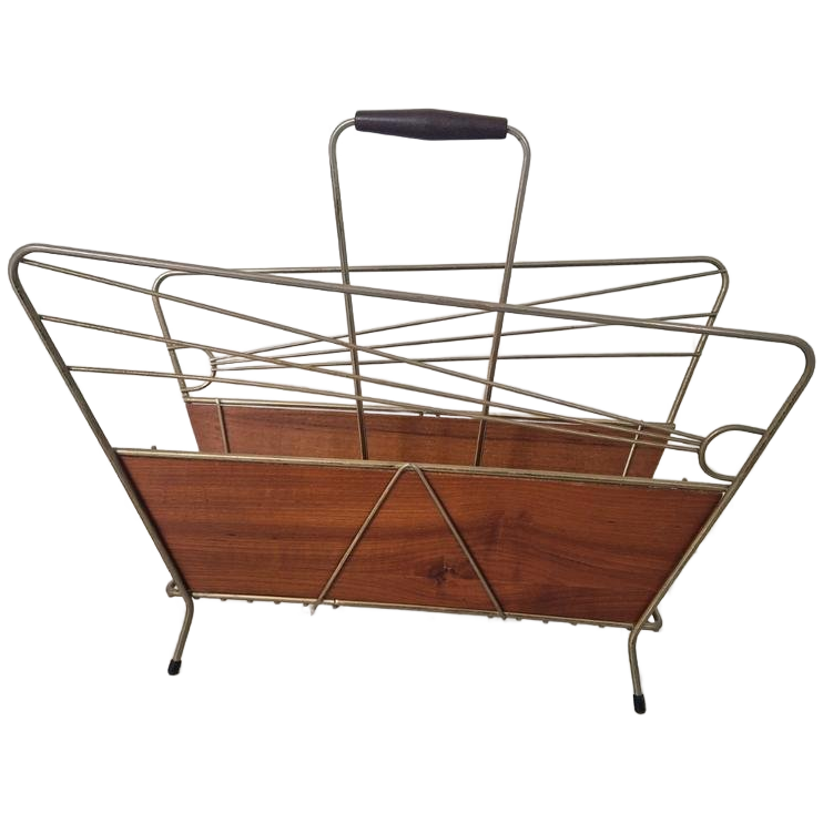 Vintage Magazine Rack Design image 1