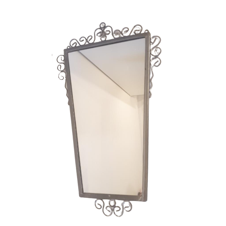 Vintage Spiegel Wandspiegel Metalen Spiegel Spiegel Vintage Reliving