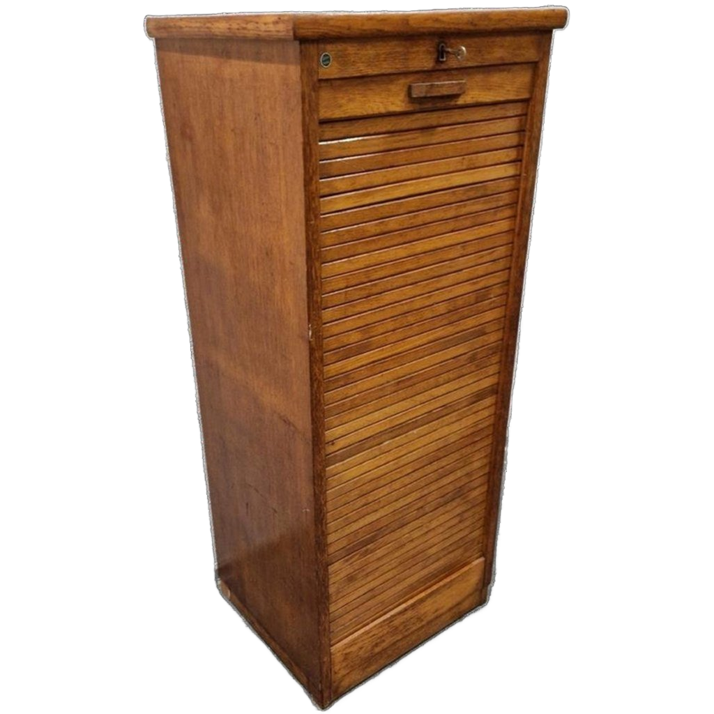 Vintage Roldeurkast Archiefkast Eeka Kast Vintage Kast image 1