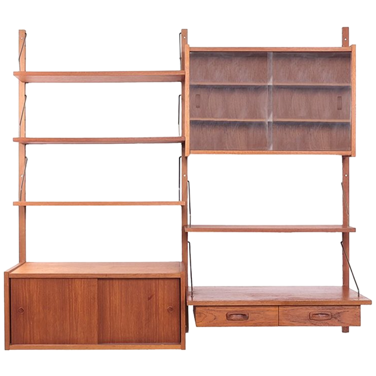 Deens Design Teak Wandsysteem, 1960s image 1