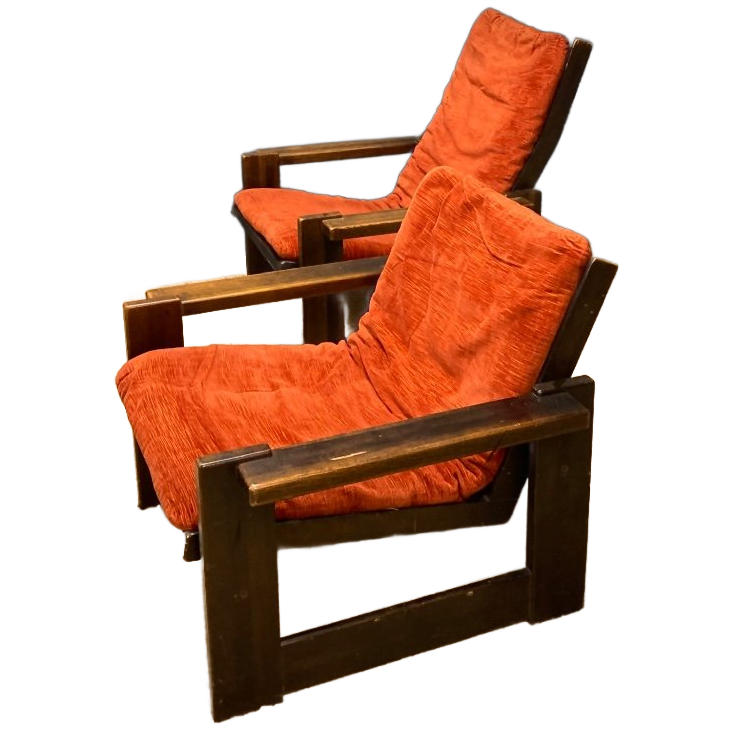 Yngve Ekström Fauteuils, Brutalistisch Jaren ‘70 image 1