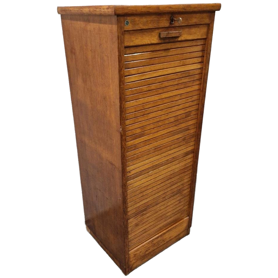 Vintage Roldeurkast Archiefkast Eeka Kast Vintage Kast image 1
