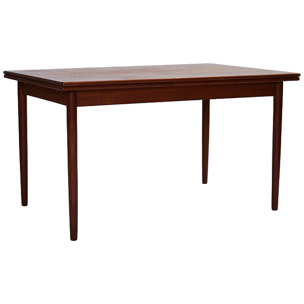 Teak Dining Table With Dutch Pulls, Denmark 1970’s image 1