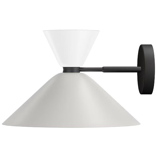 HEM | Alphabeta Wandlamp Cs/cl Wit/grijs image 1